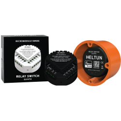 HE-RS01 Hjbelastningskontakt + varmetermostat, Z-Wave Plus v2 700-serien, 16A, NTC inkluderet